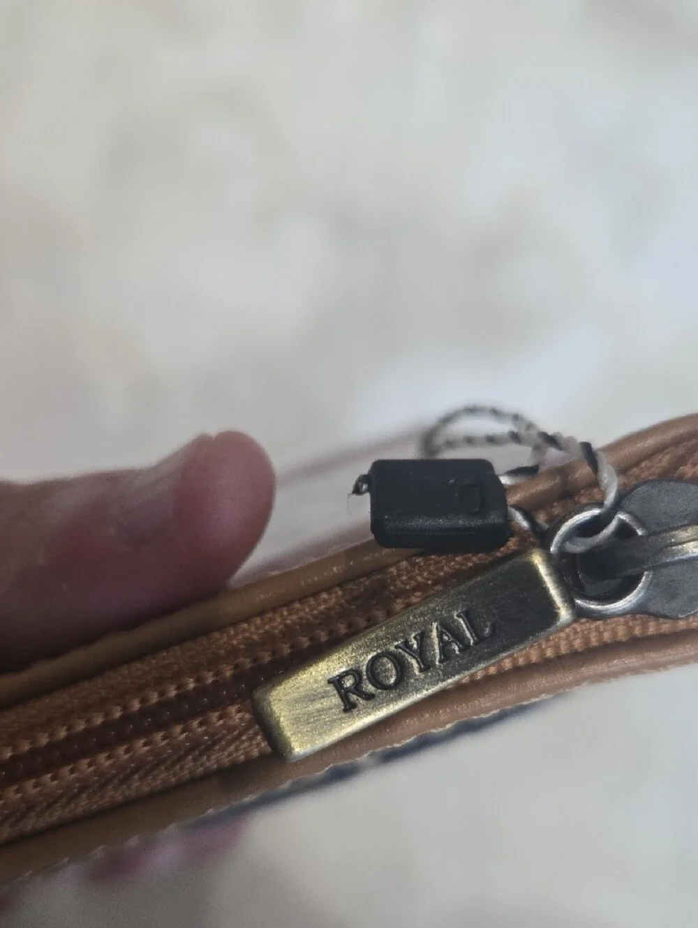 Royal Tapisserie Navy and Gold Jacquard Coin Purse